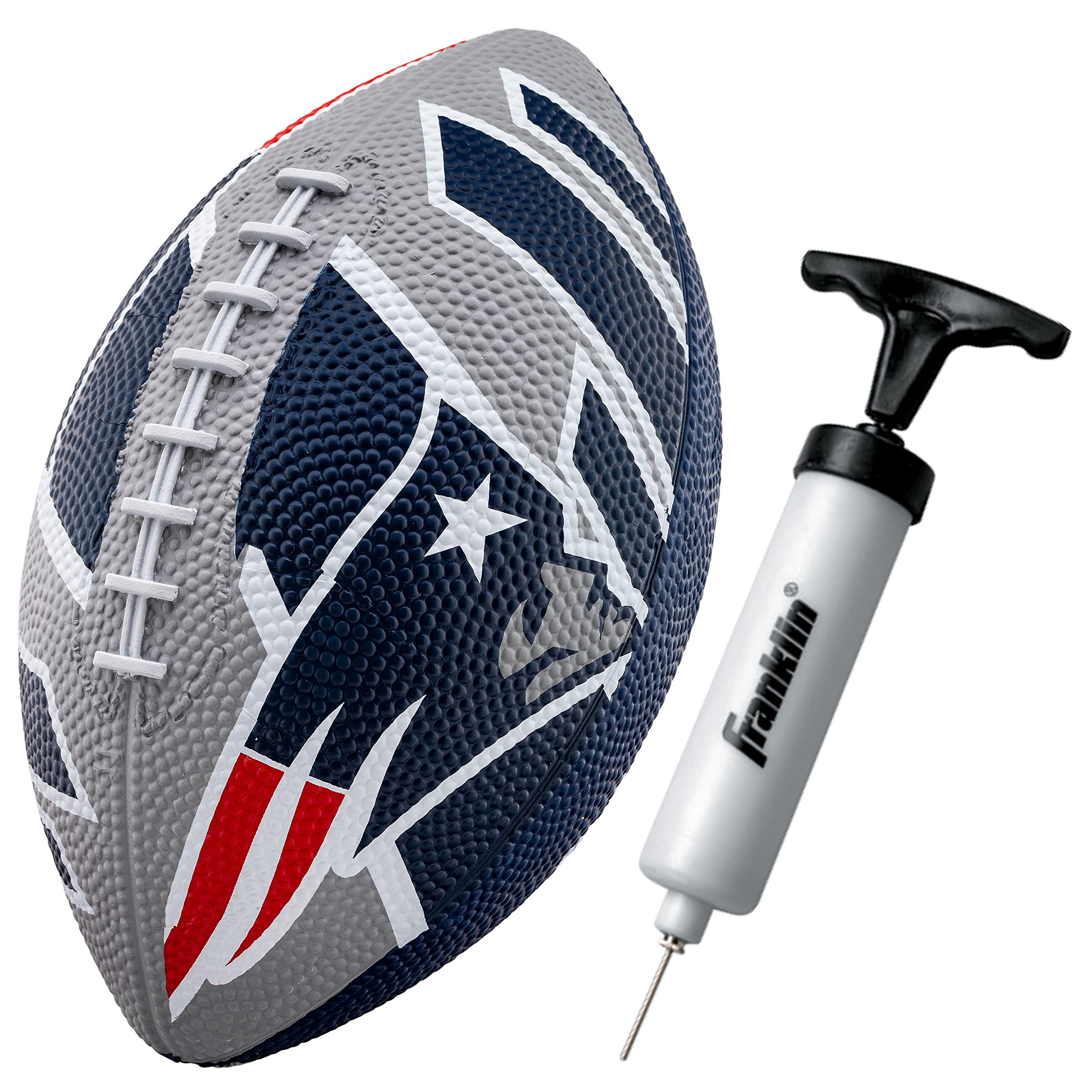 Franklin Sports NFL Team Footballs - Rubber Youth Mini Footballs for All NFL Teams - Kids Junior 8.5" Football - Official NFL Licensed Footballs
